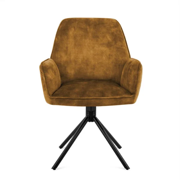 Eetkamerstoel Noah (set van 2) - Cognac
