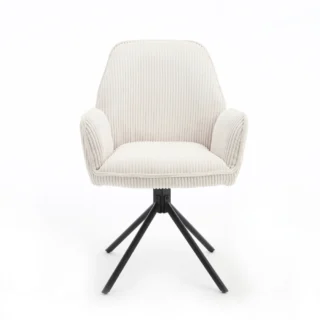 Eetkamerstoel Noah (set van 2) - Creme