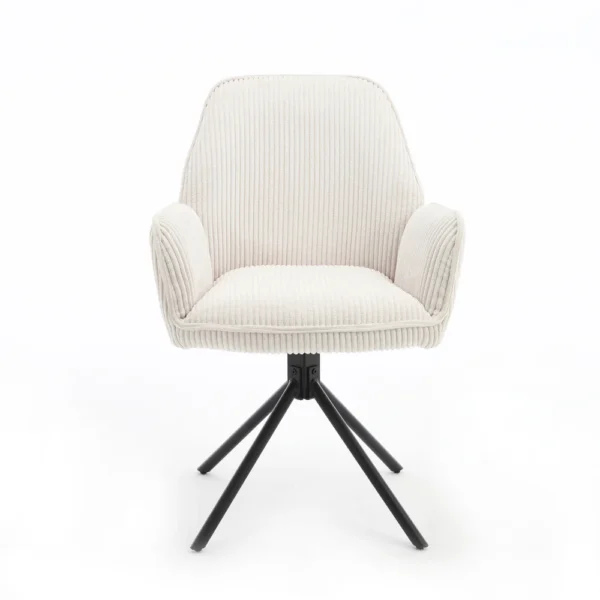 Eetkamerstoel Noah (set van 2) - Creme