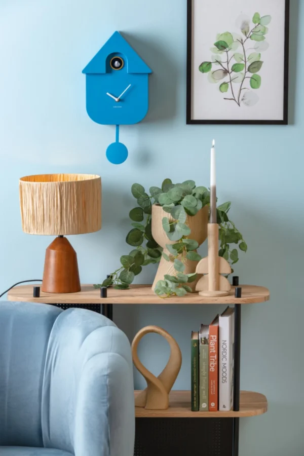 Karlsson Modern Cuckoo Koekoeksklok - Fel Blauw - Afbeelding 2