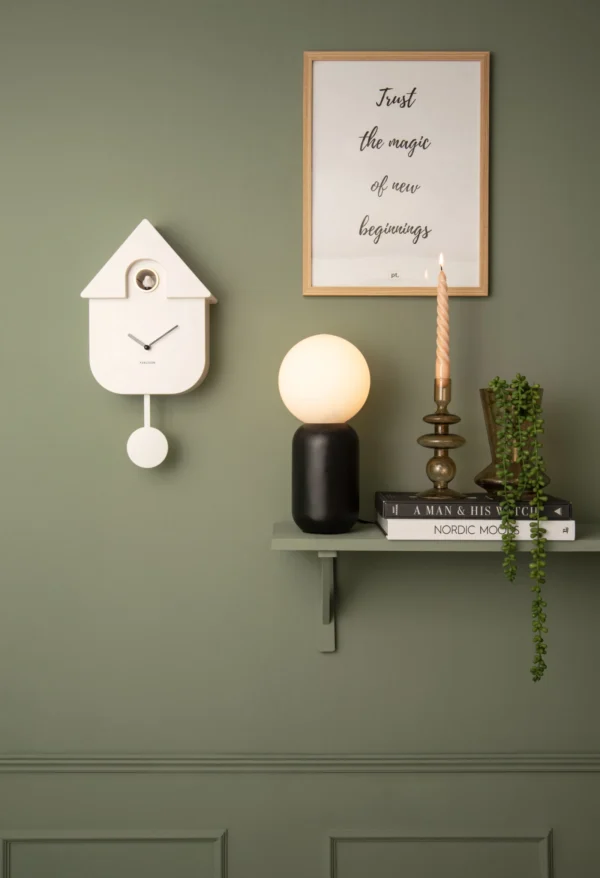 Karlsson Modern Cuckoo Koekoeksklok - Wit - Afbeelding 2