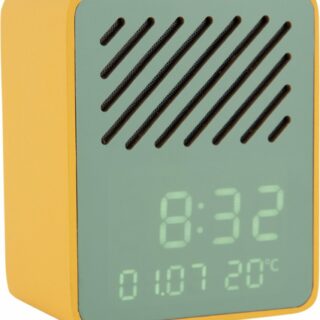 Karlsson - Wekker Funky Vibes Blue Tooth Speaker - Bright yellow & green