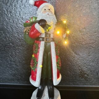 Kerstman met LED-verlichting