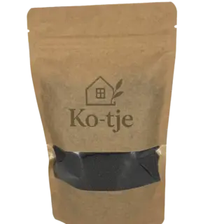 Ko-tje kaarsenzand - zwart
