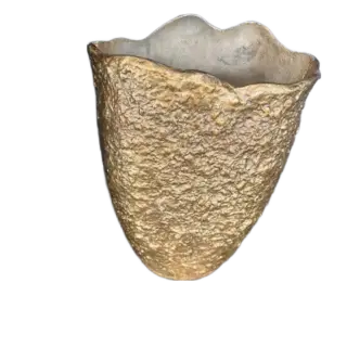 Vaas Colmore Aluminium Raw Antique Gold 27x17x36