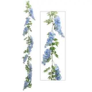 Kunstbloem - Blauwe regen - 310cm