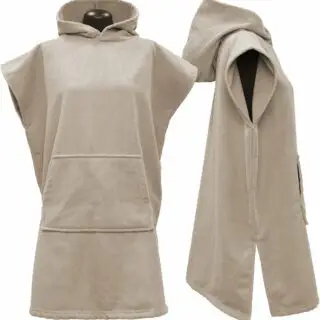 BEACH PONCHO - 80x100 cm - Strand - Zomer - Sneldrogend - Stone
