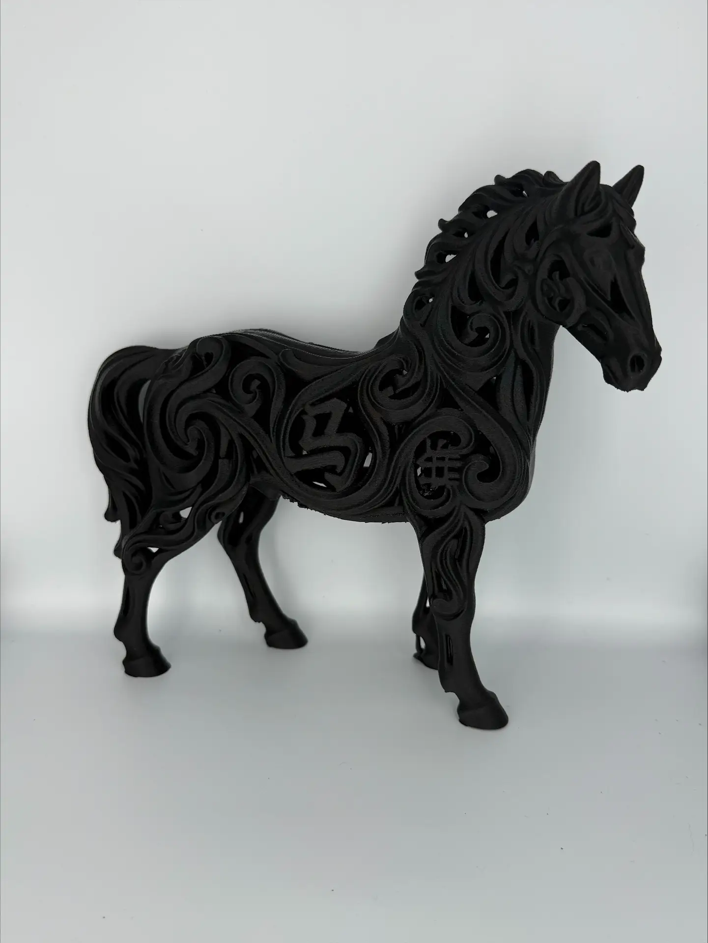 Paard - Zwart | Elegante Designdecoratie