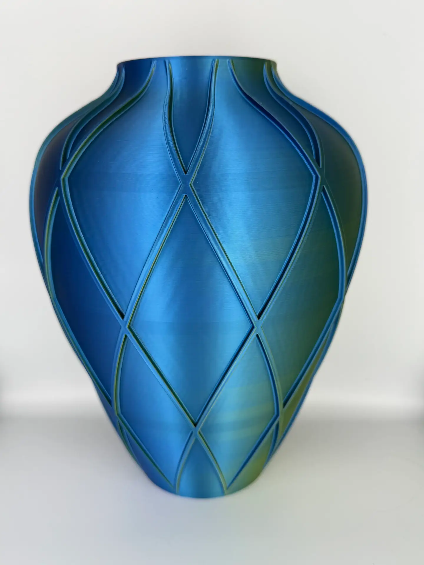 Vaas - Flow - Blauw / Brons / Bruin - LIMITED EDITION - Afbeelding 4